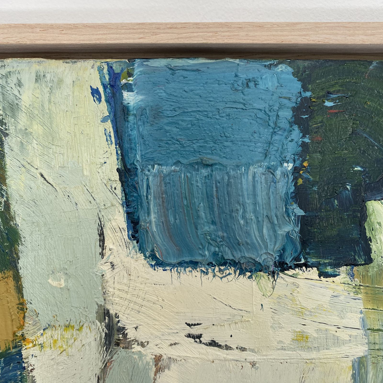 Mid Century Swedish Abstract Painting By Arthur Y Nilsson photo for sale
