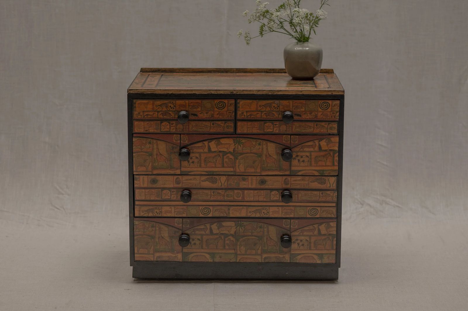 photo buy Vintage French Mid Century Chest Of Drawers, 1960s