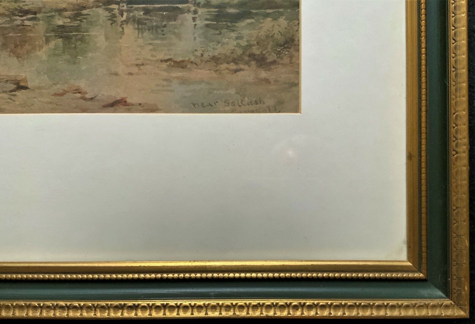 photo for sale Near Saltash, Cornwall William Charles Goddard (Exh.1885) Landscape Painting