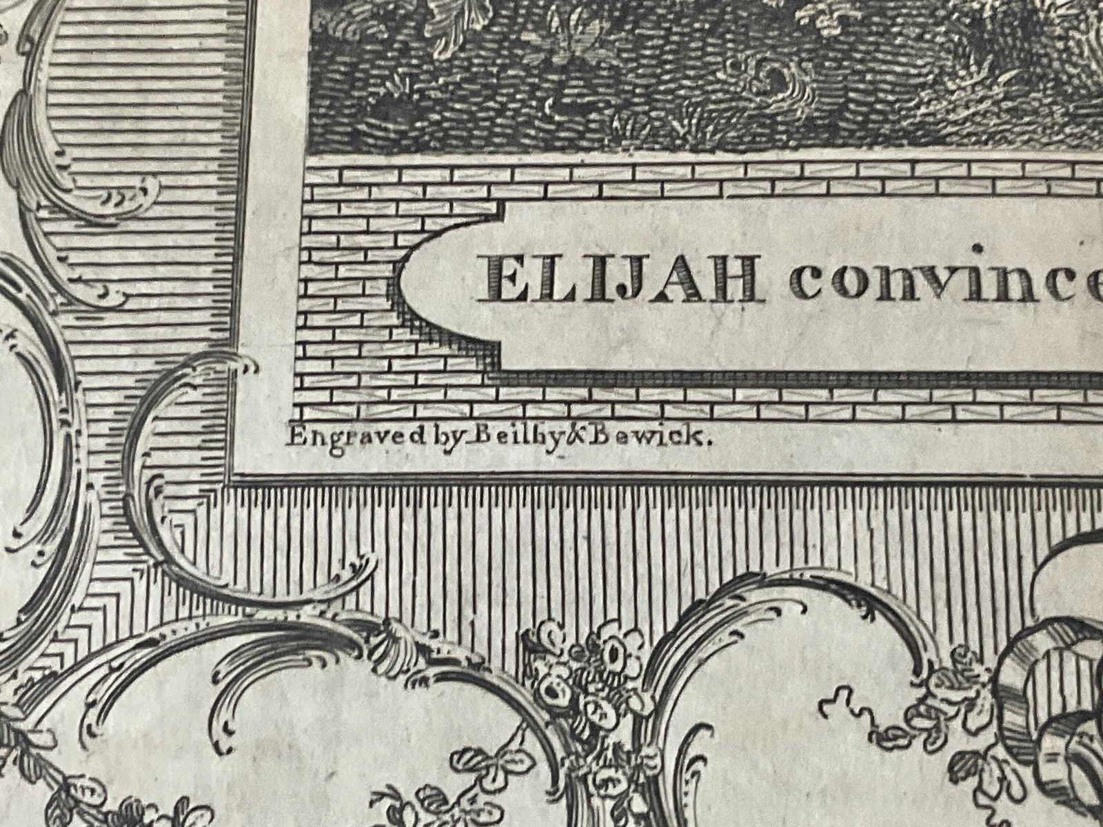 photo buy Rare 1792 Newcastle Folio Pulpit Bible – Illustrated By Beilby & Bewick – Matthew Brown