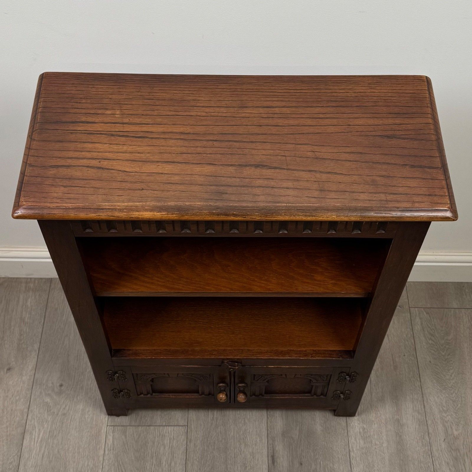 photo for sale Antique 20th Century Good Quality Small Oak Cabinet ( Af 5615 )