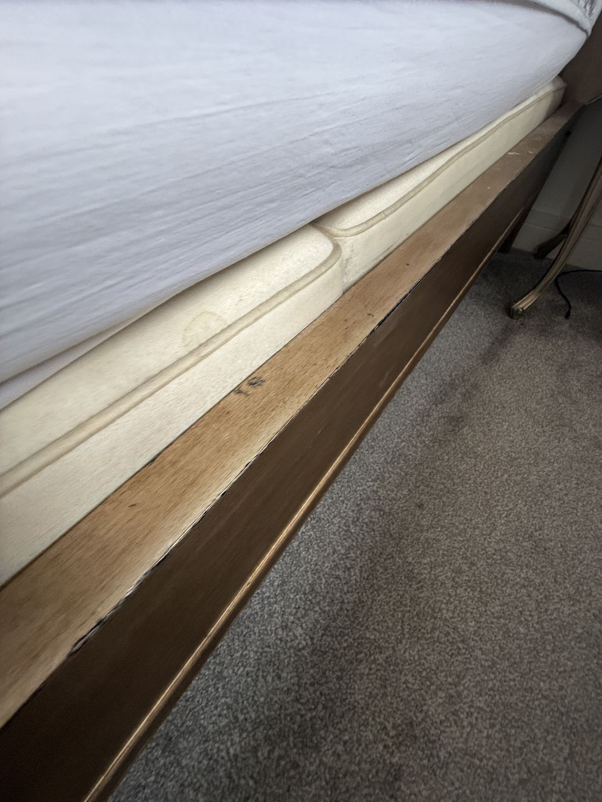 2495.0 ‘ And So To Be D’versailles Leafed Super King Frame – Hand Carved Solid Wood French Style Bed photo