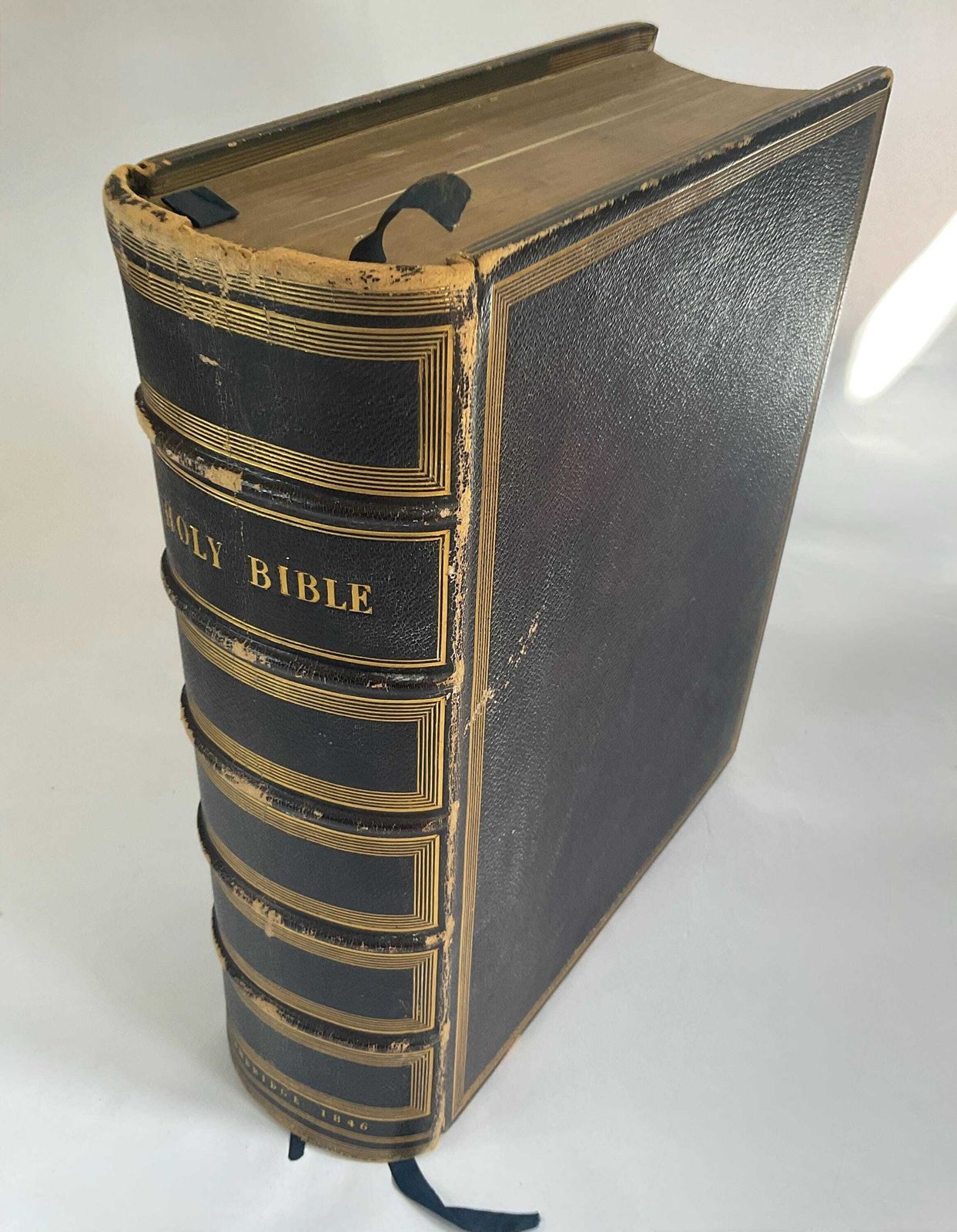 The Jacomb Dynastic Archive: 1846 Ornate Cambridge Pulpit Bible, Hand Inked Family Registry, And 1907 All Saints' Clapton Companion Volume