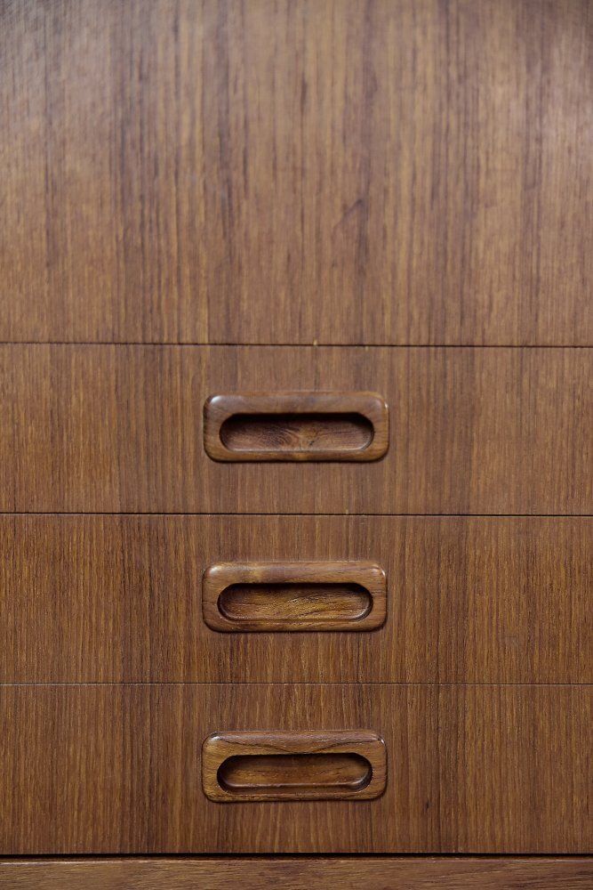 Enfilade scandinave mid-century modern en teck avec tiroirs, années 1960 photo furniture