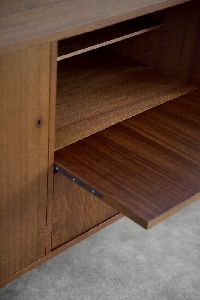 Mid-Century Scandinavian Modern Teakhouten Dressoir Met Lades, jaren 1960 photo vintage
