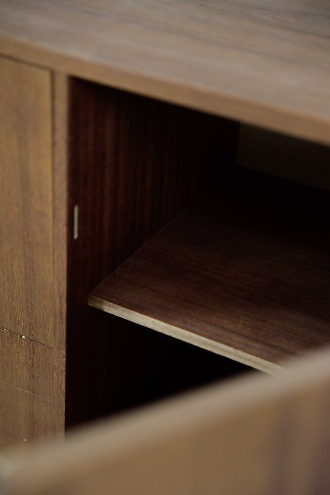 Meubels Mid-Century Scandinavian Modern Teakhouten Dressoir Met Lades, jaren 1960 photo