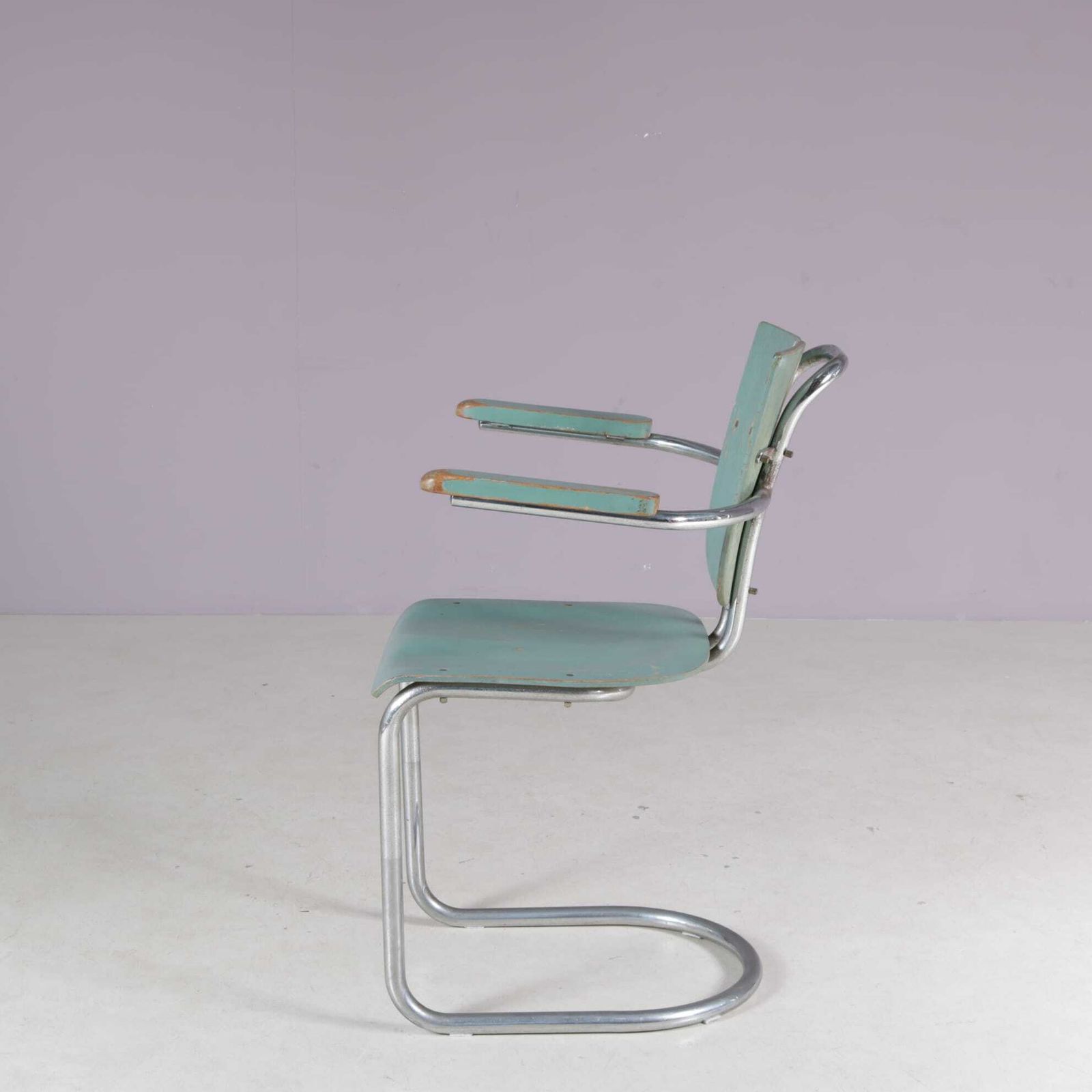 photo for sale 1950s Rare Side Chair By Lemafa Den Haag, Netherlands