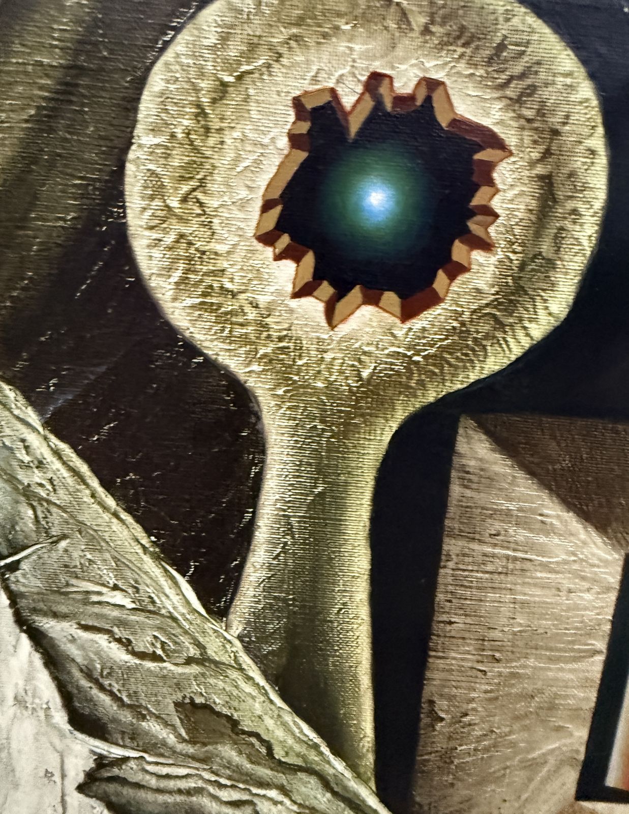 Angel Preciados Vega Surrealist Female Nude With Cosmic Orbs And Biomorphic Landscape Oil Canvas Art 1987 photo 1650.0