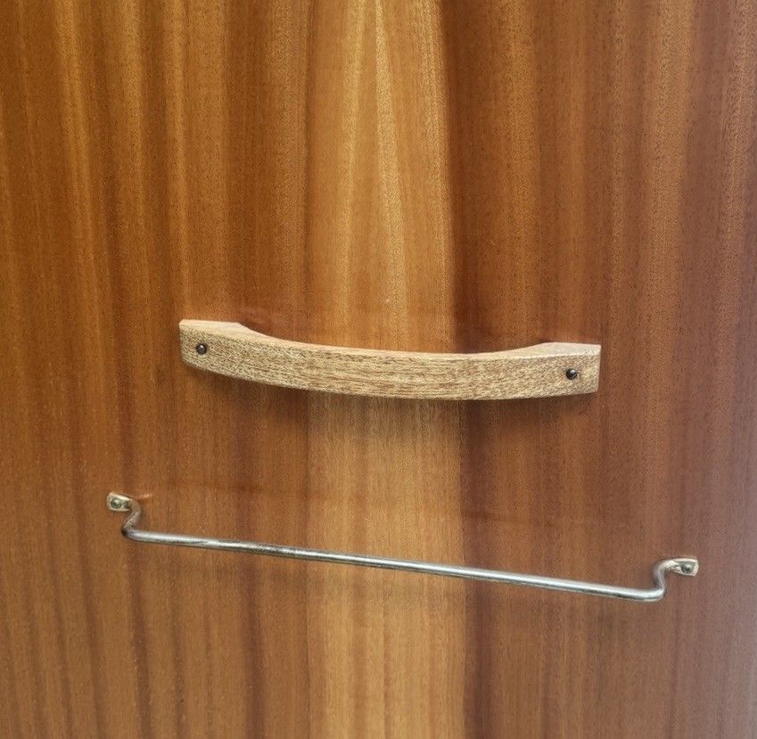 Uniflex Walnut Wardrobe Gentlemans Wardrobe Mid Century C1960s Very Stylish photo 345.0