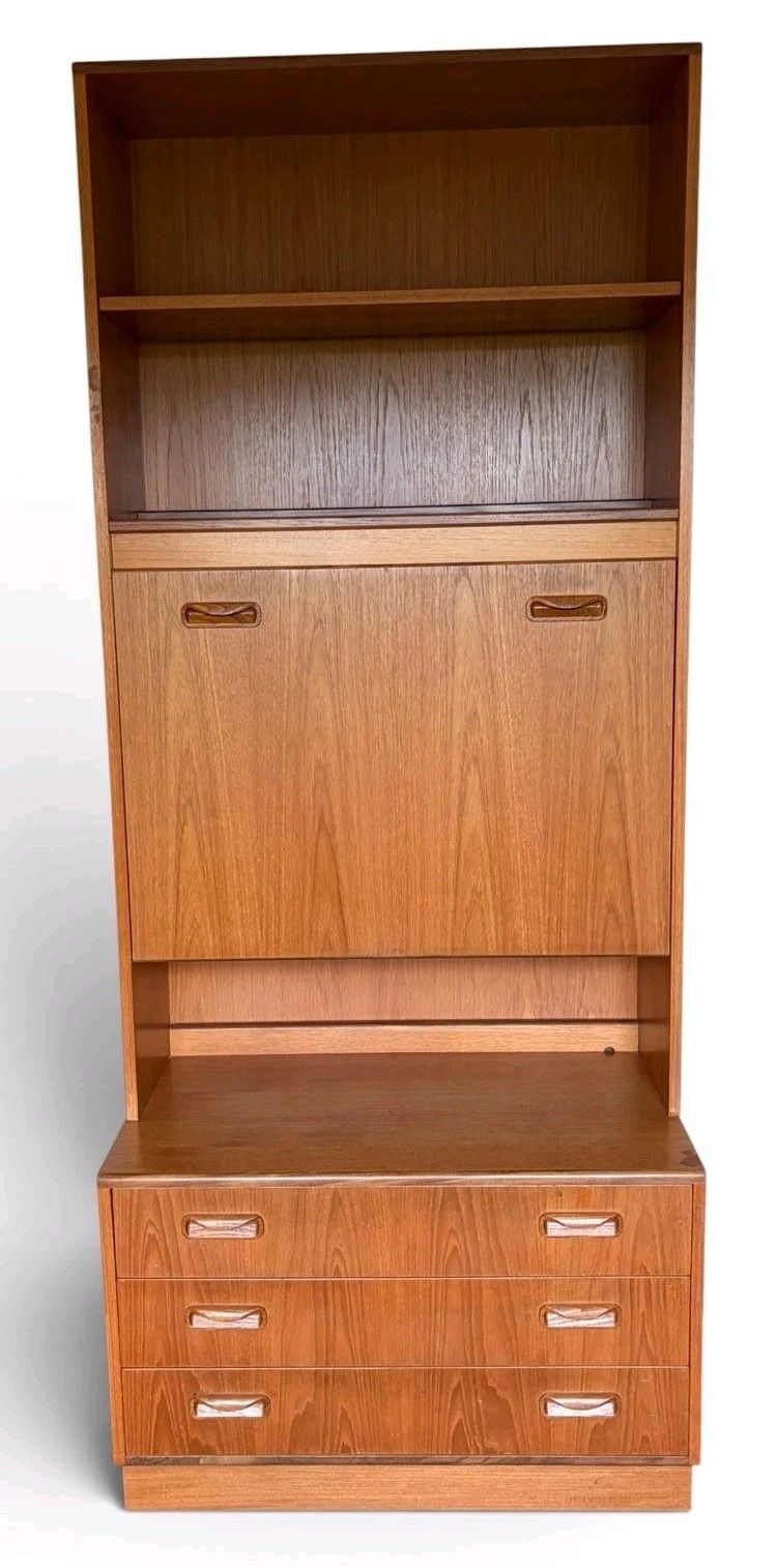 G Plan Fresco Teak Bookcase Chest Of Drawers Wall Unit Superior Quality Retro photo furniture