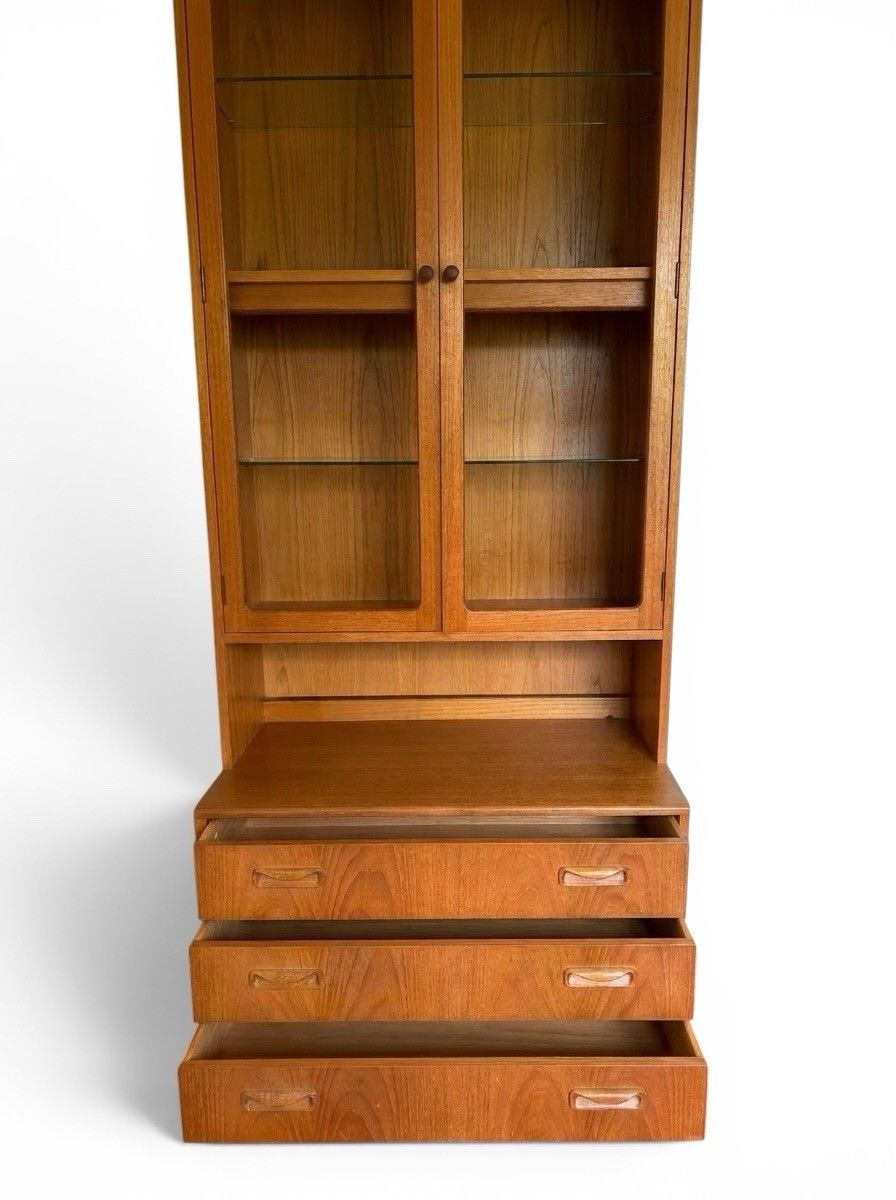 G Plan Fresco Teak Bookcase Chest Of Drawers Wall Unit Superior Quality Retro photo vinterior