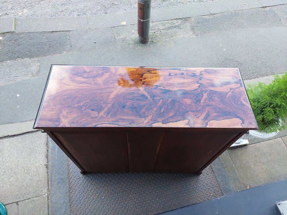 Edwardian Rosewood Inlaid Glazed Bookcase photo furniture