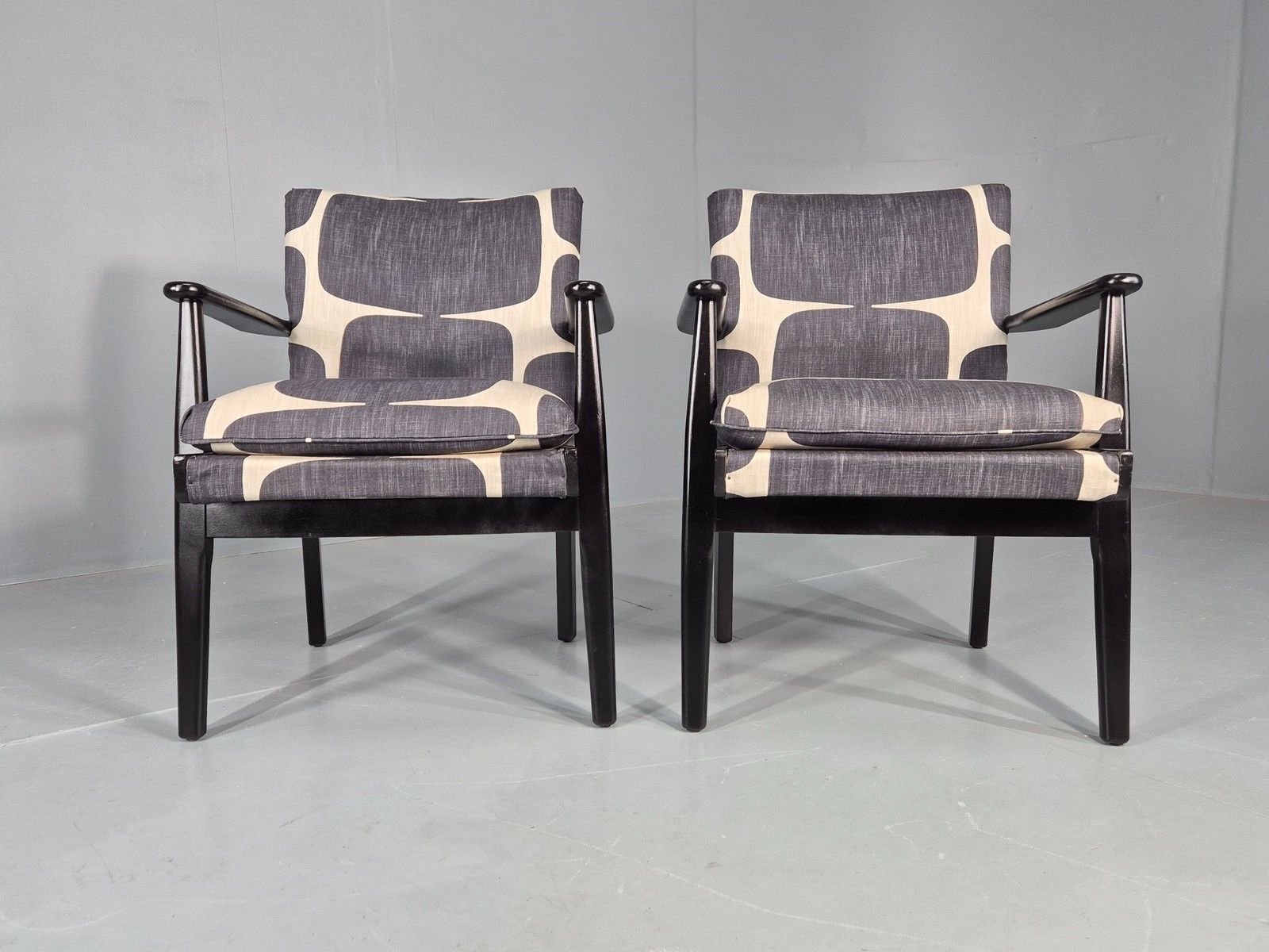 2 Vintage 1960s Lounge Chairs Parker Knoll New Upholstery Eb11847 photo 550.0