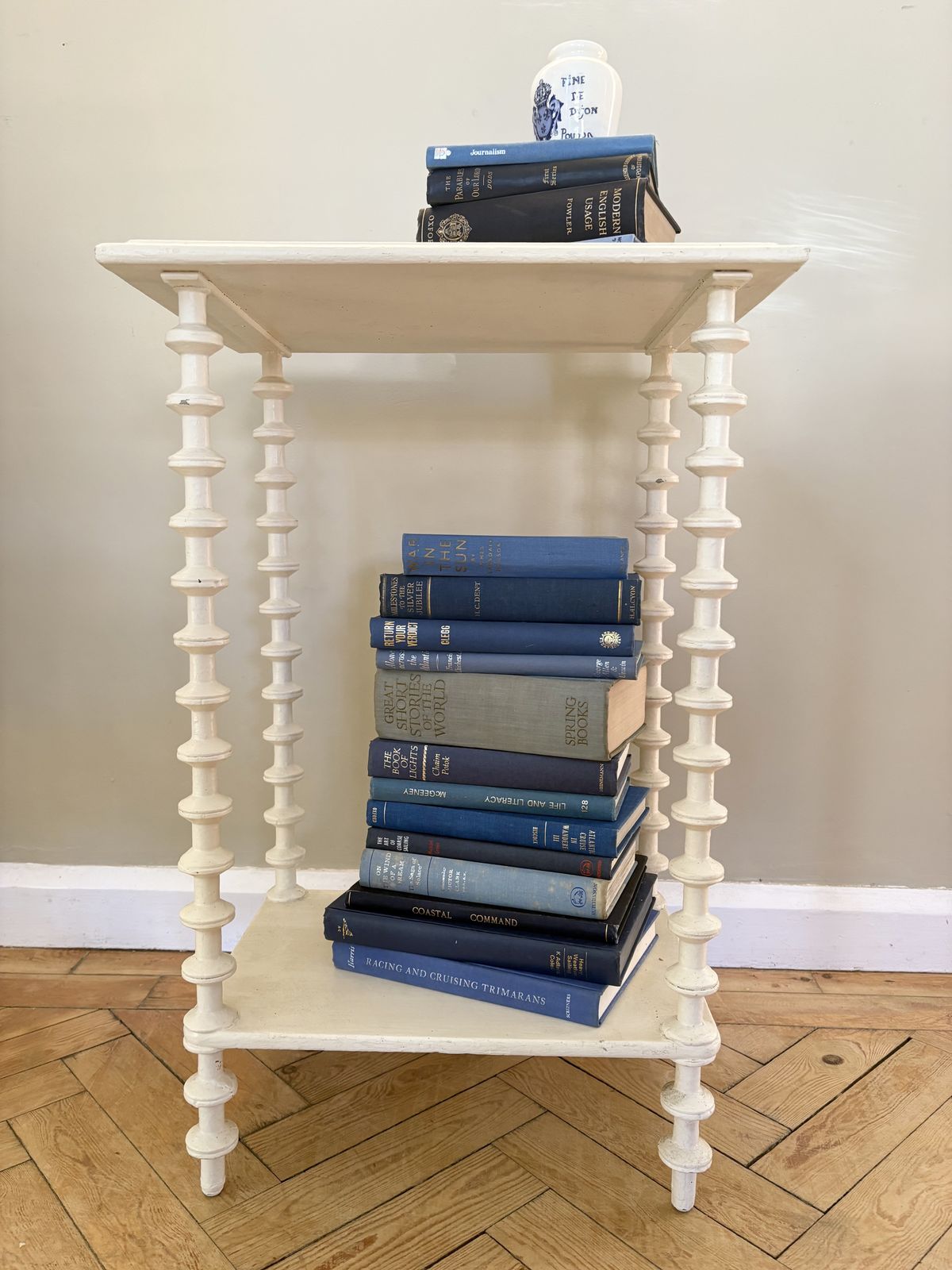 Vintage French Cotton Reel Table