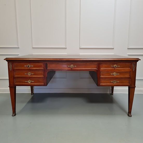 Large Empire Style Antique Desk C1920 Free Delivery Eng/Wales photo furniture
