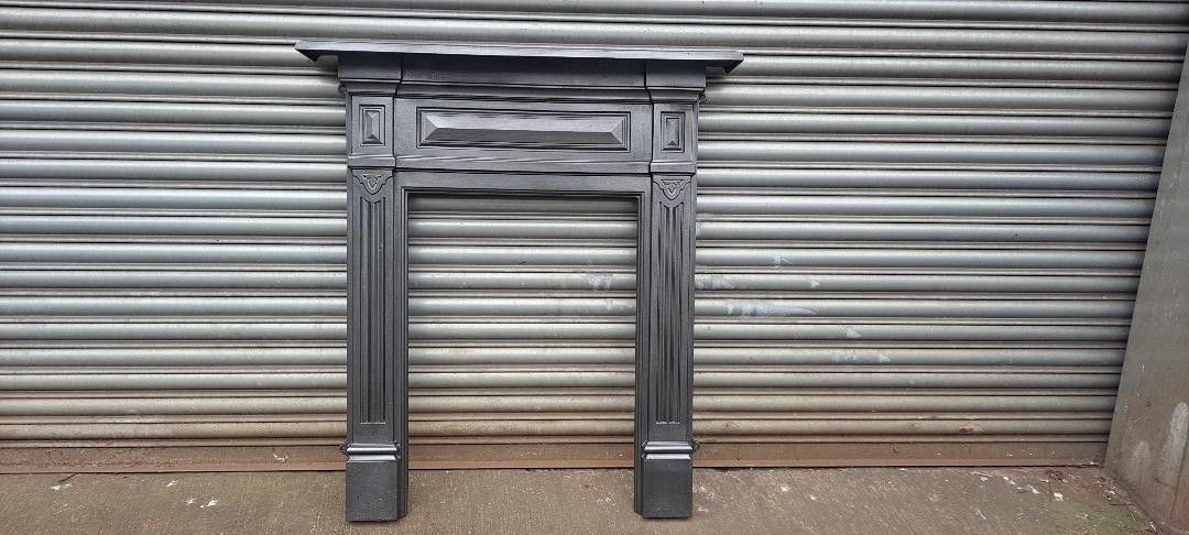 photo furniture Original Antique Victorian Edwardian Cast Iron Fireplace Cast Iron Fire Surround