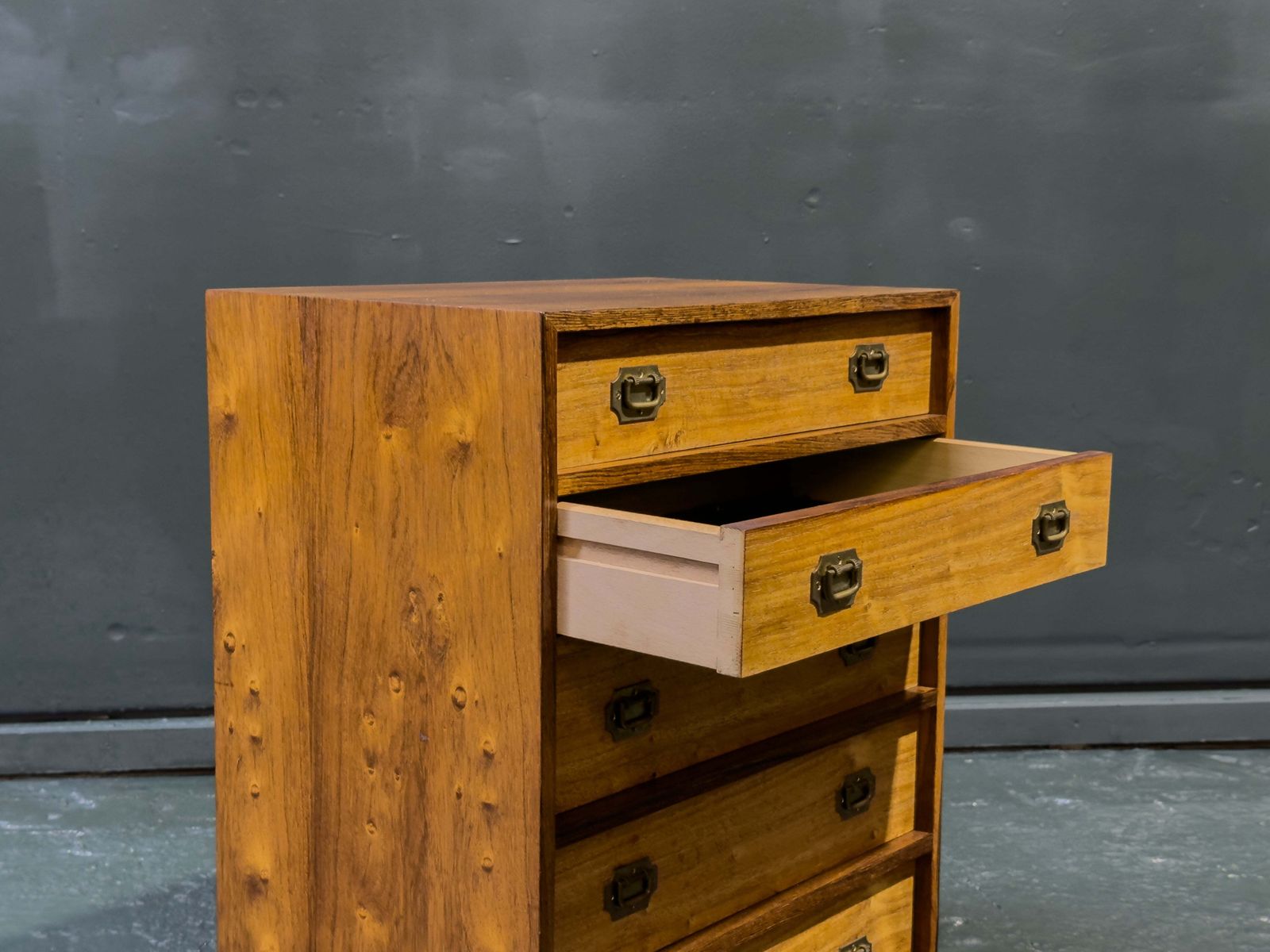 photo for sale Henning Korch For Cfc Silkeborg Denmark Small Rosewood Chest Of Drawers