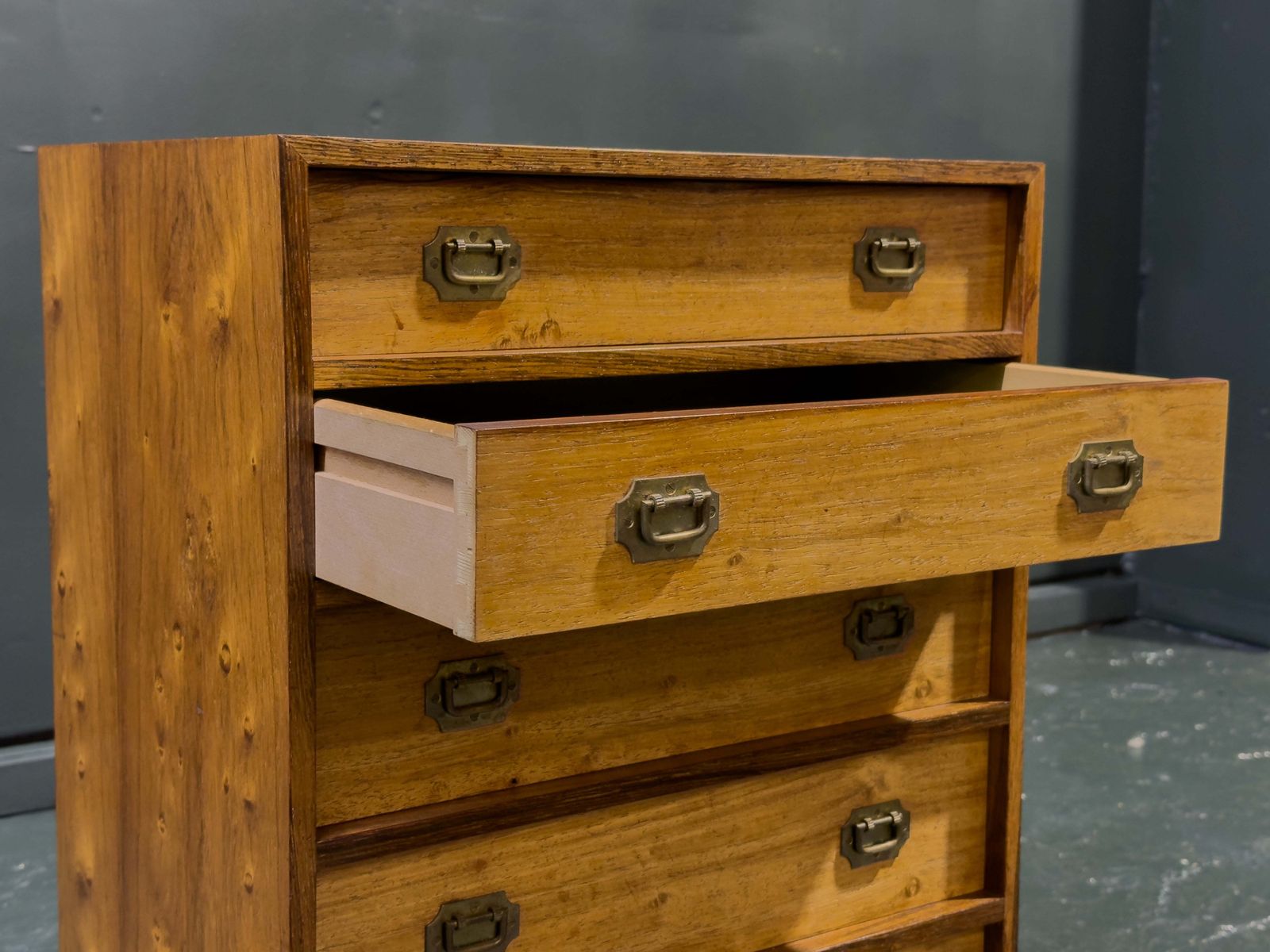 Furniture Henning Korch For Cfc Silkeborg Denmark Small Rosewood Chest Of Drawers photo