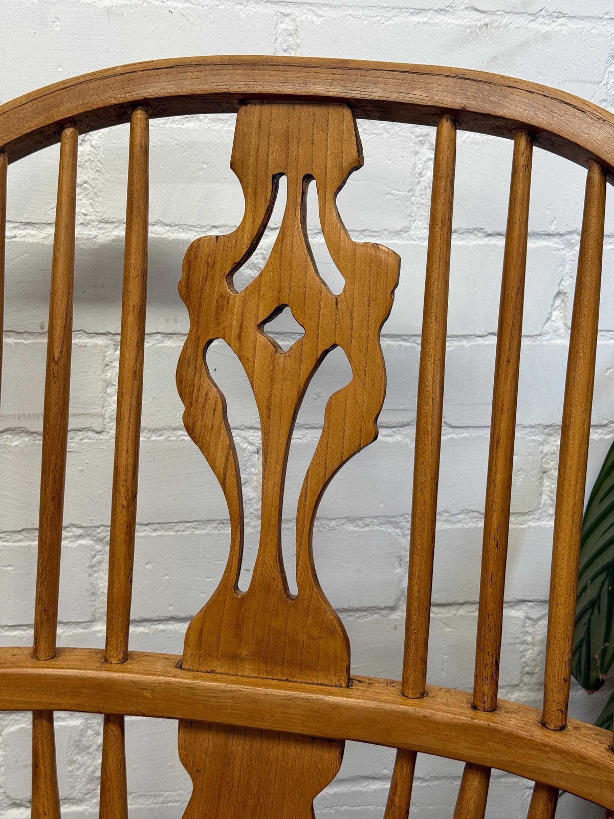 photo buy Antique English Windsor Armchair In Elm & Ash