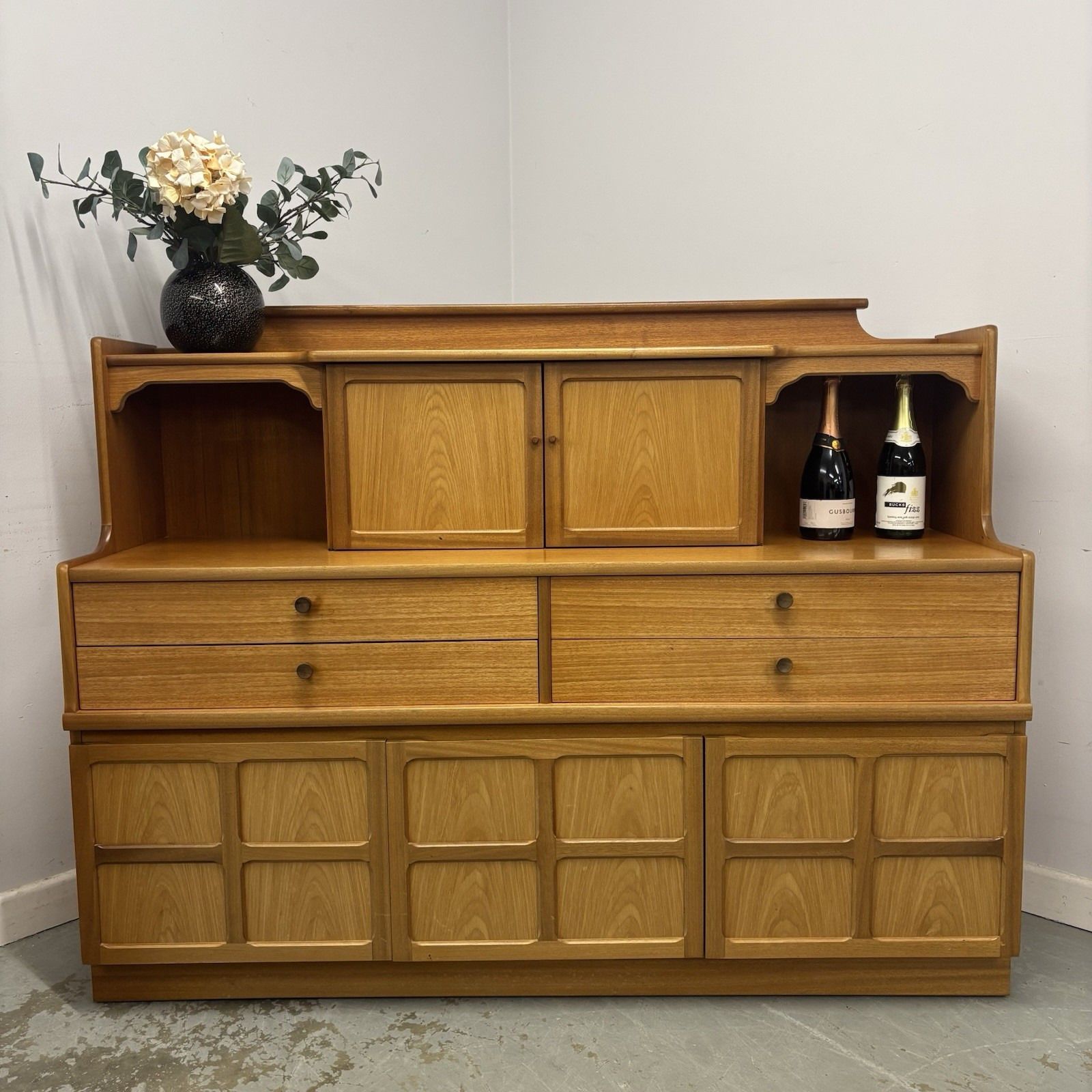 Mid Century Nathan Furniture Oak Sideboard Dresse photo furniture