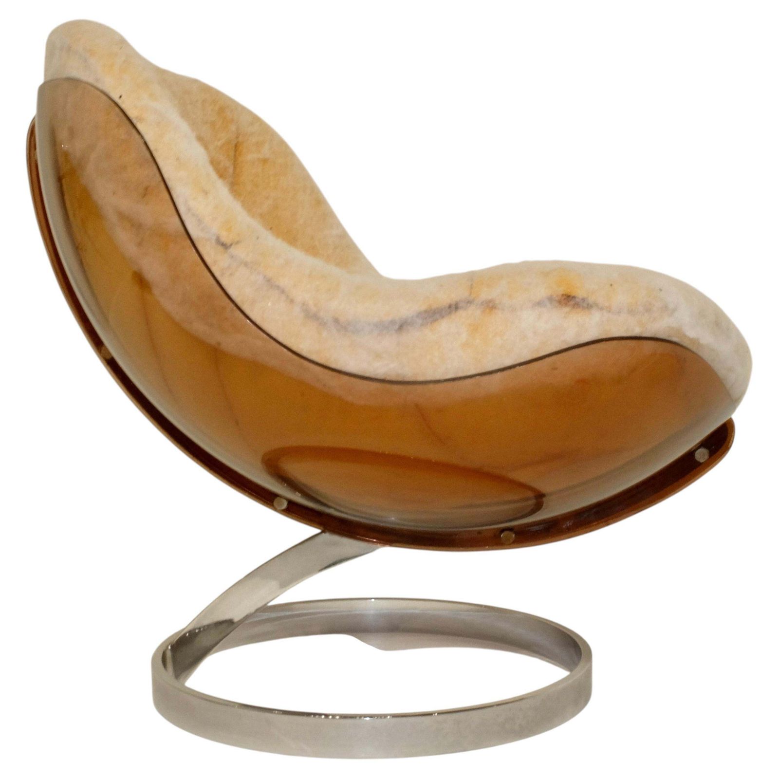 Boris Tabacoff Easy Chair ‘Sphere’ For Mmm 1971 Original Cushion To Reupholster