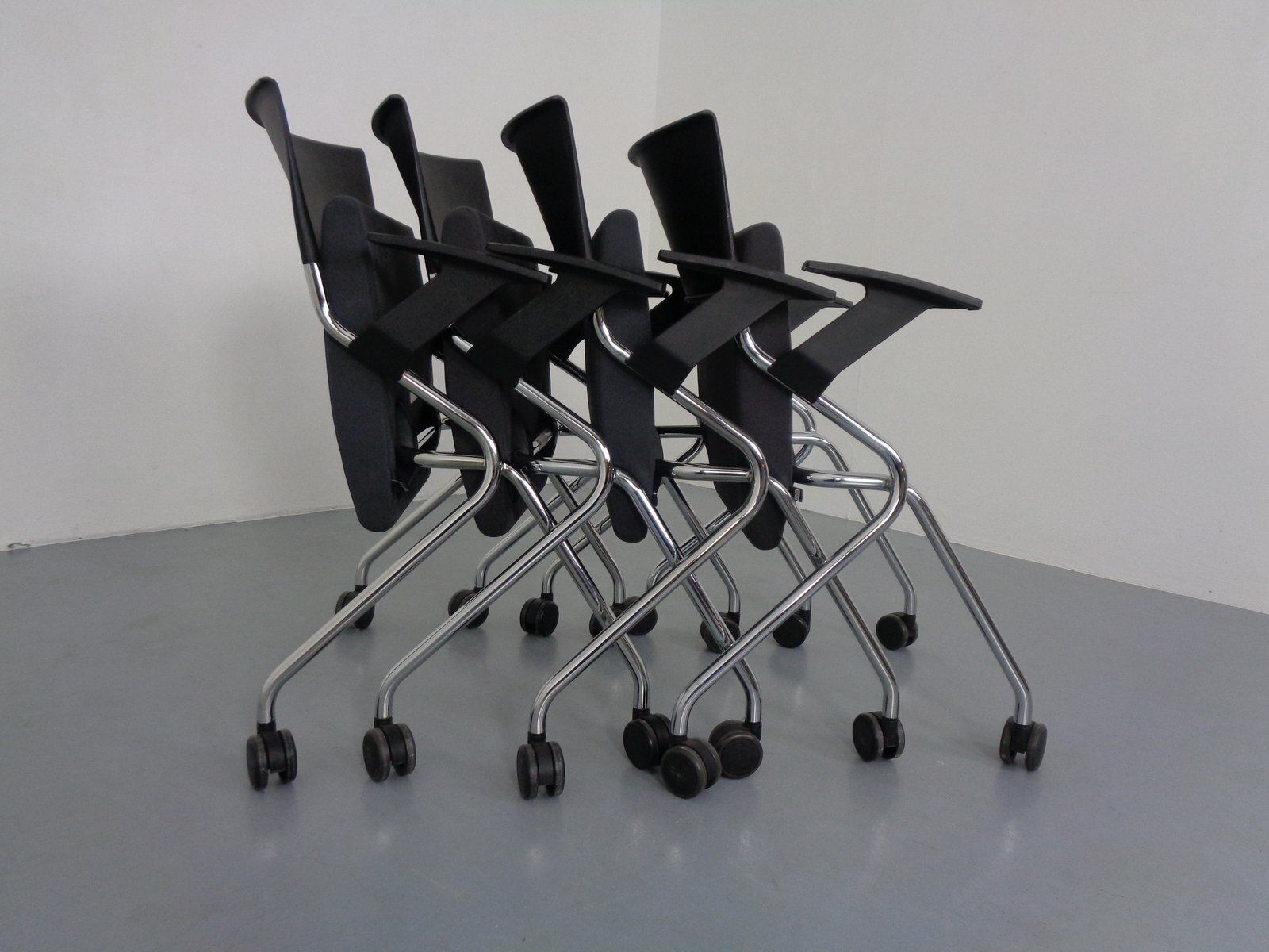 photo for sale Flip Flap Office Armchairs From Sedus Stoll, Germany, 2014, Set Of 4