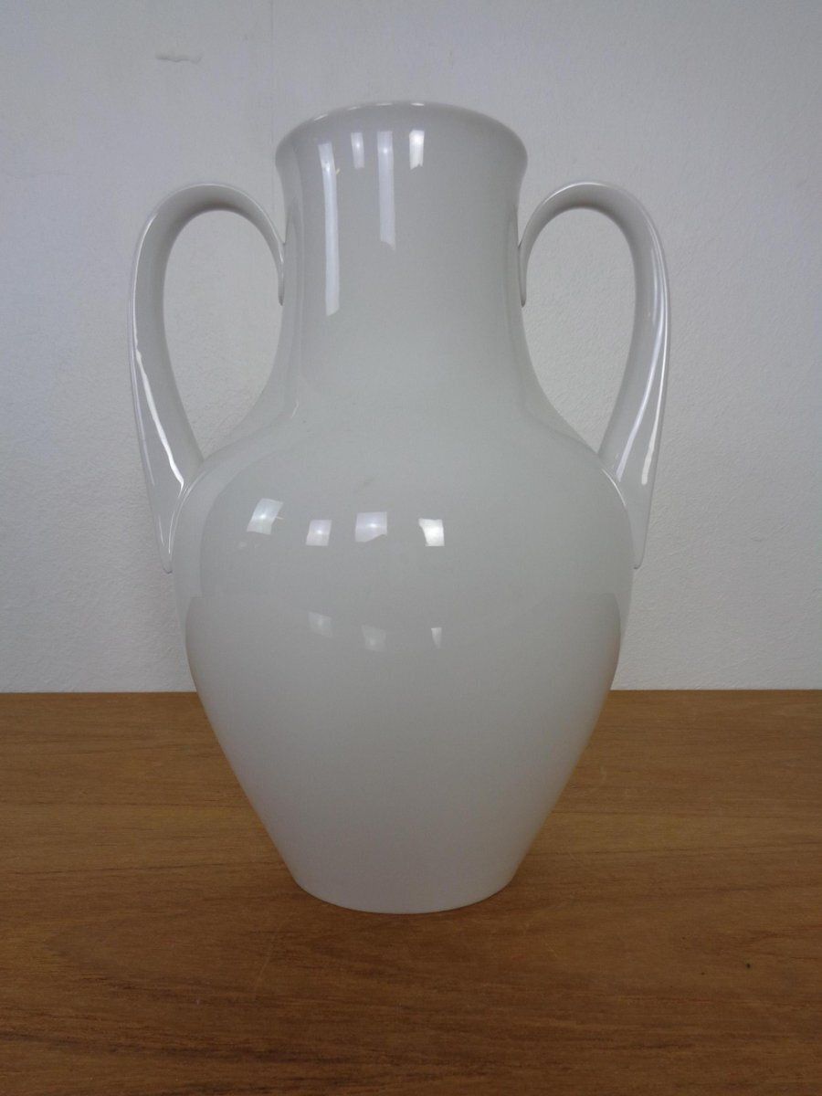 Porcelain Salier Vase By Siegmund Schütz For Kpm Berlin, Germany, 1951 photo for sale