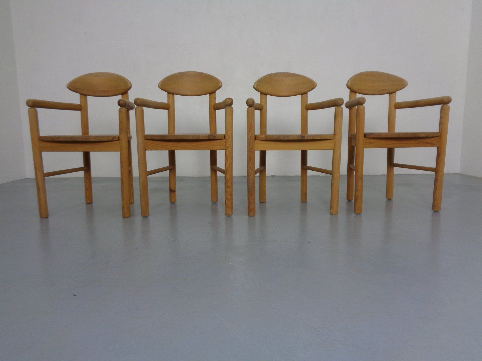 Danish Pine Dining Chairs By Rainer Daumiller For Hirtshals Sawværk, 1970s, Set Of 4 photo buy