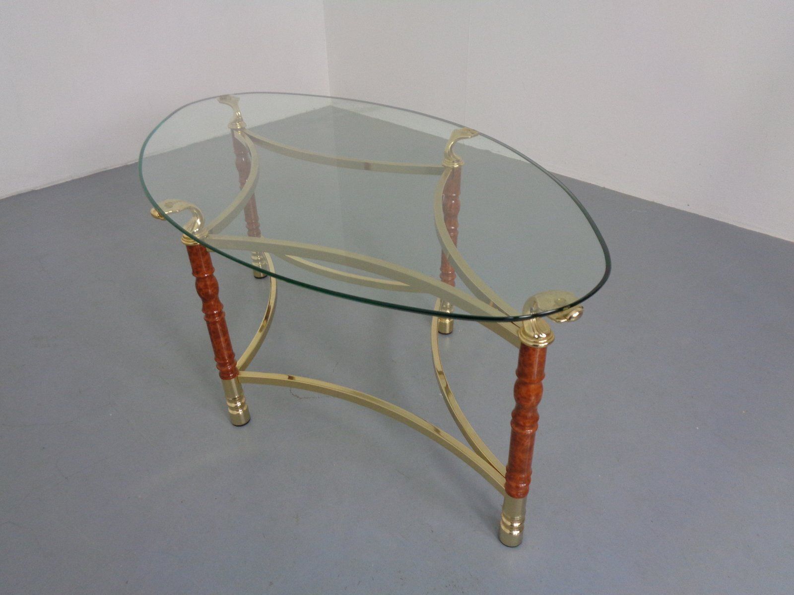 827.0 Hollywood Regency Glass Tables, Italy, 1970s, Set Of 2 photo