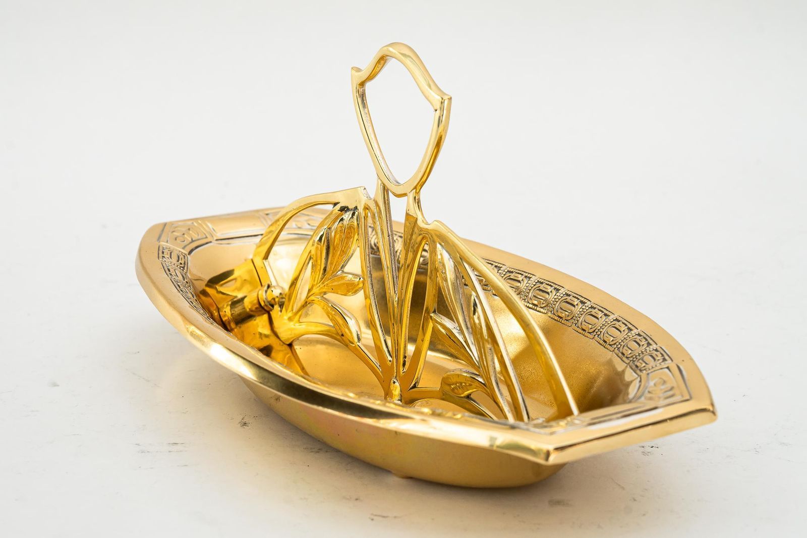 Jugendstil Brass Centerpiece Around 1907 photo 275.0