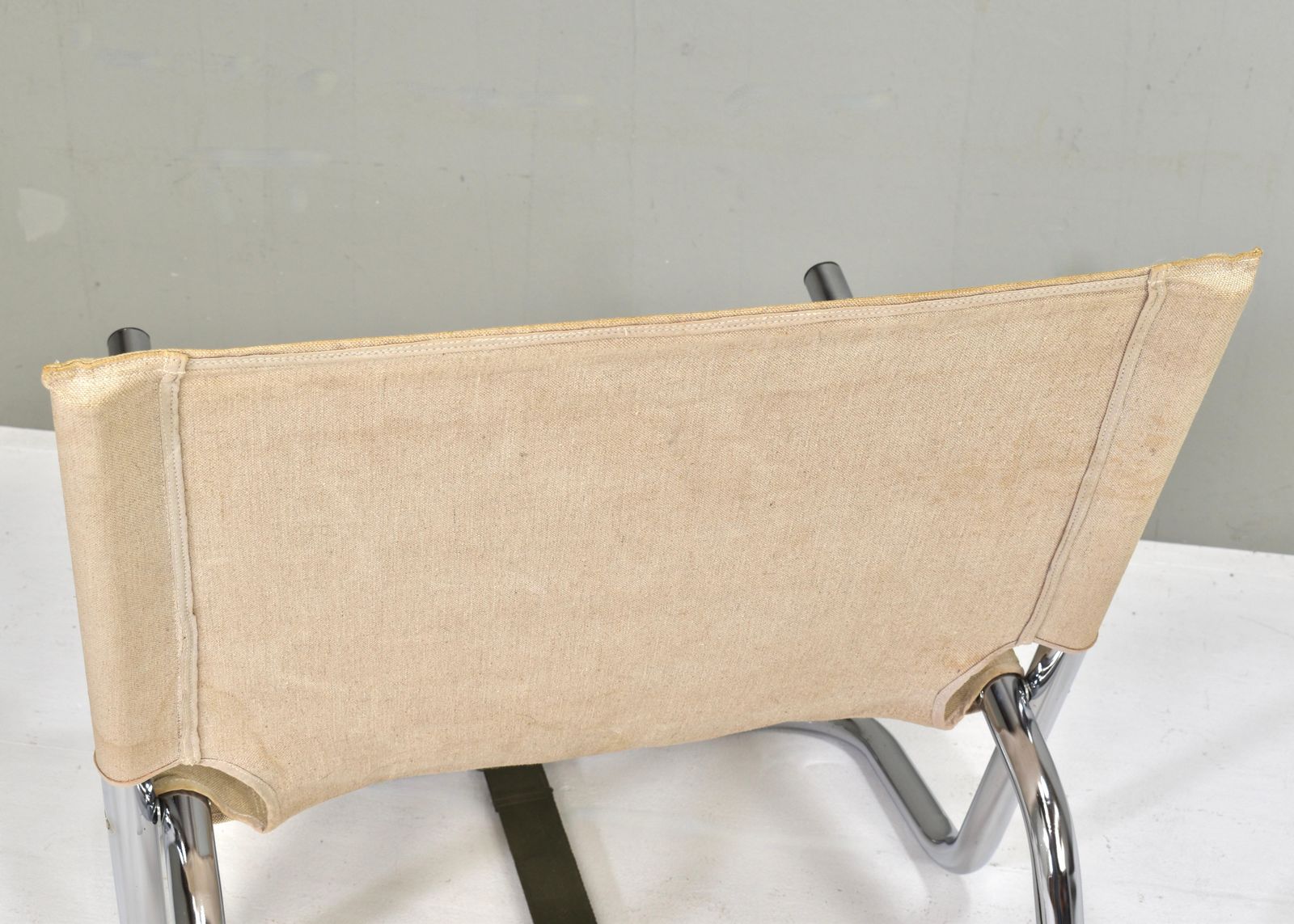 photo buy Folding Chair By Or In The Style Of Börje Johanson In Canvas, Scandinavia 1970's