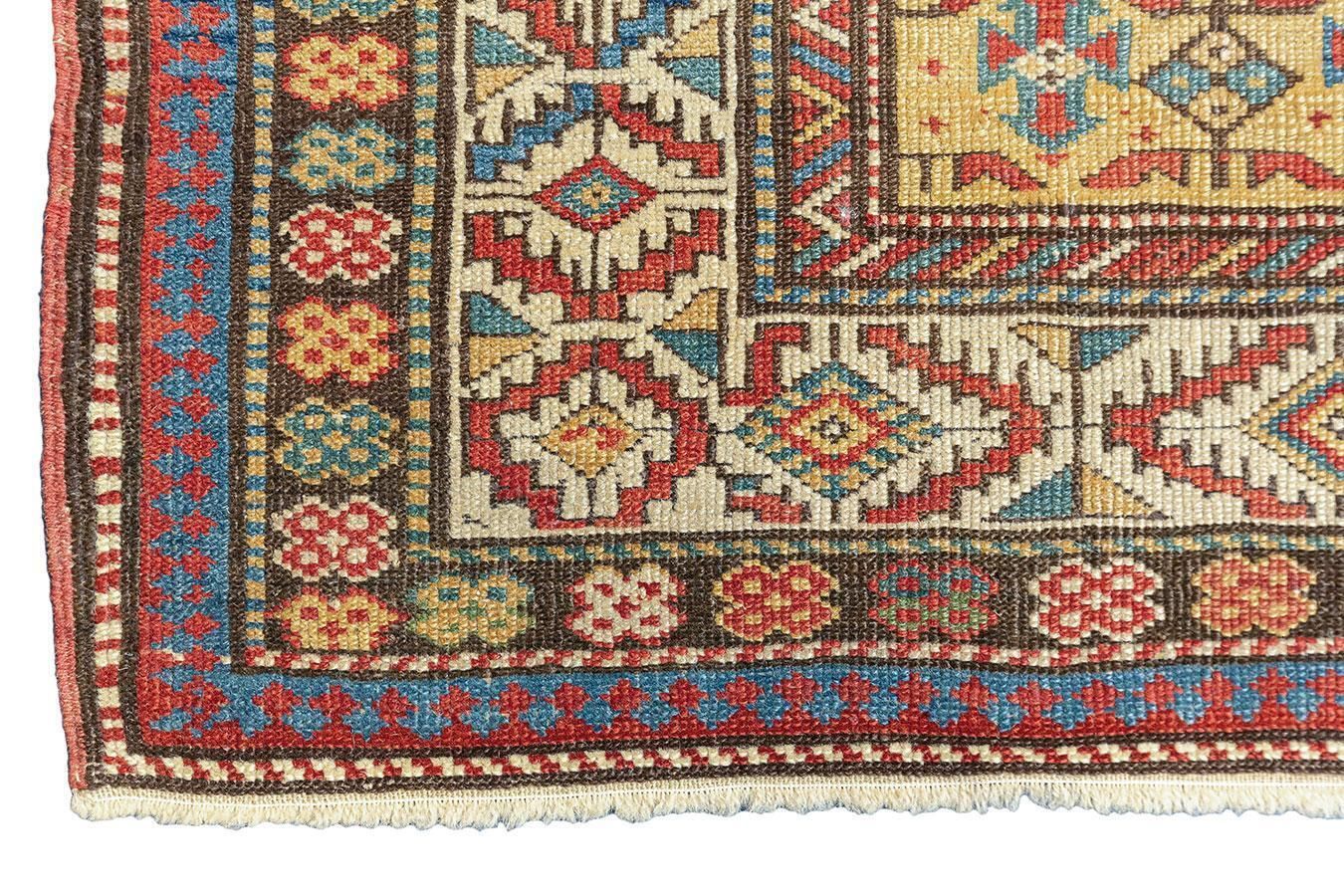 Antique Daghestan Rug, Geometric Motifs, Caucasus photo 5183.0