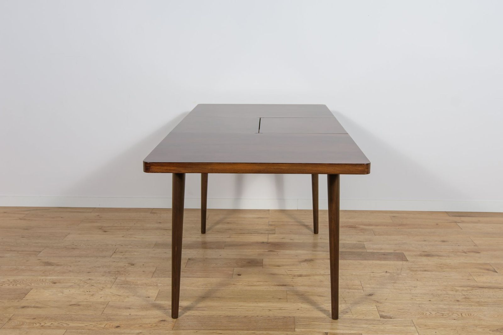 photo vinterior Mid Century Walnut Dining Table By Bohumil Landsman For Jitona, Former Czechoslovakia, 1960s