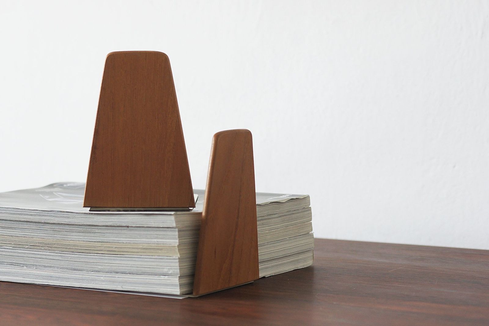 Mid Century Modern Teak Bookends By Kai Kristiansen, 1960s, Set Of 2 photo furniture