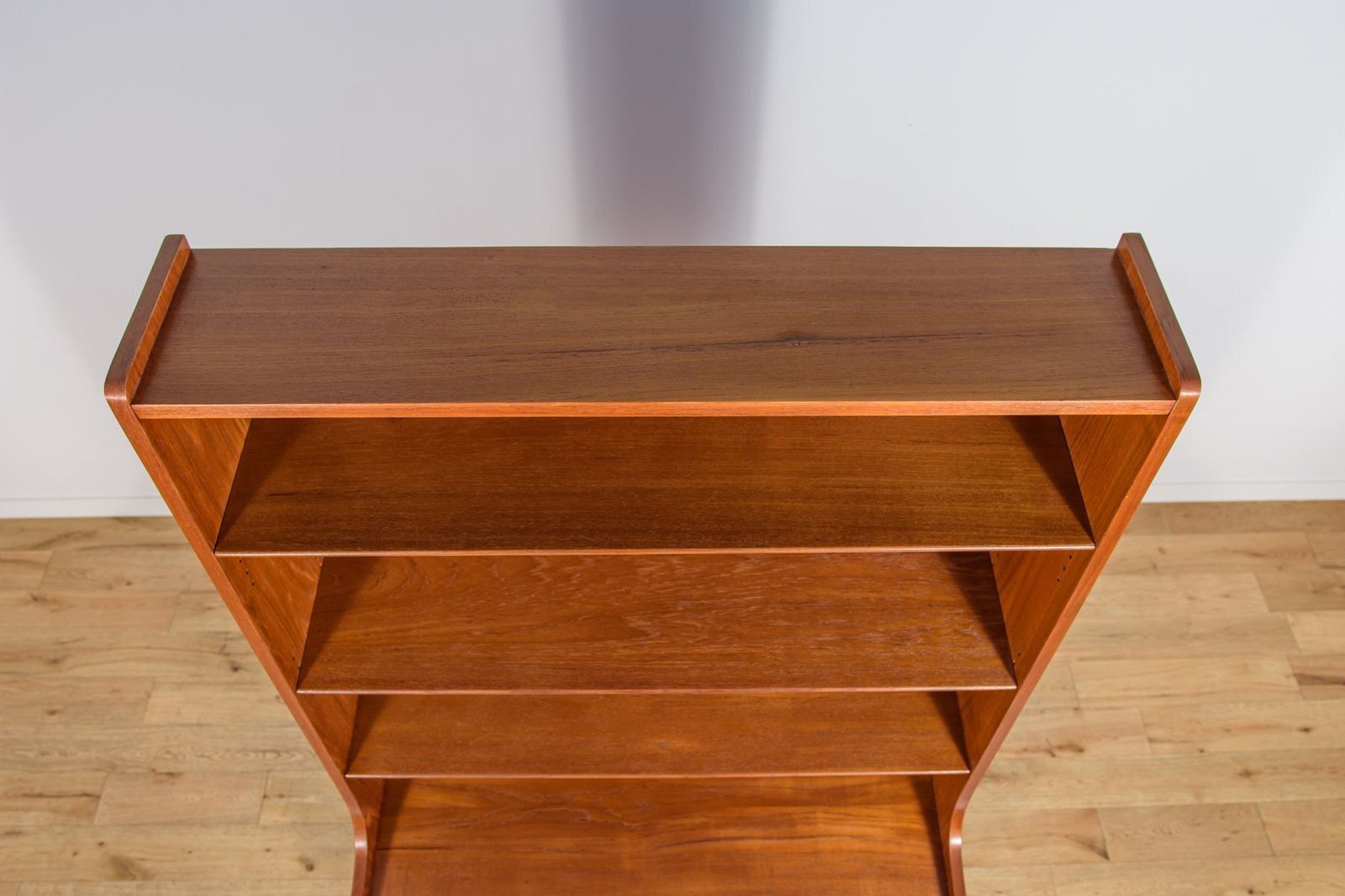 Mid Century Modern Teak Shelf By Johannes Sorth For Bornholm, 1960s photo vinterior