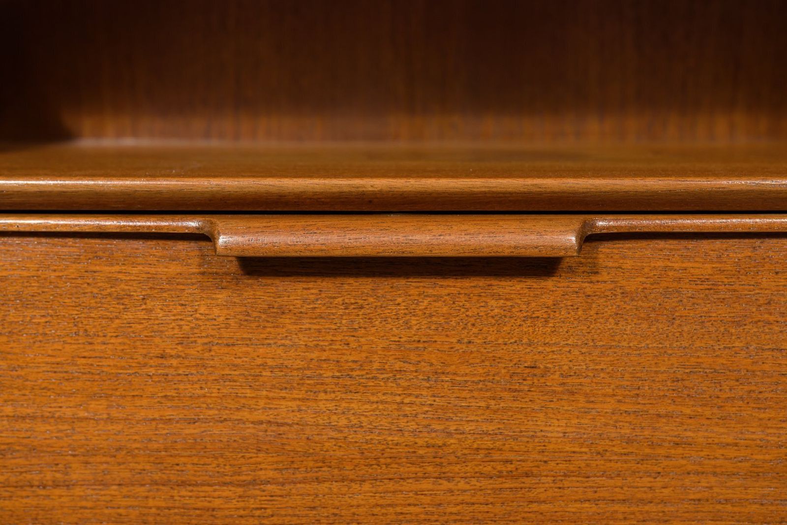 photo furniture Mid Century Teak Model 75 Freestanding Desk From Omann Jun, Denmark, 1950s