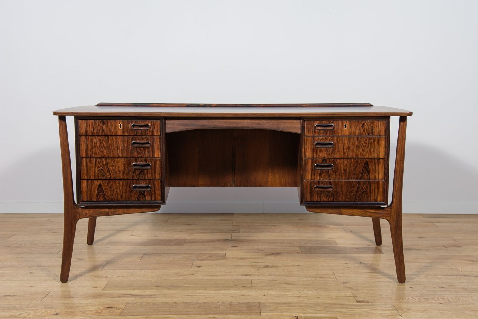 Mid Century Modern Danish Rosewood Desk By Svend åge Madsen For H.P. Hansen, Denmark, 1960s photo Furniture