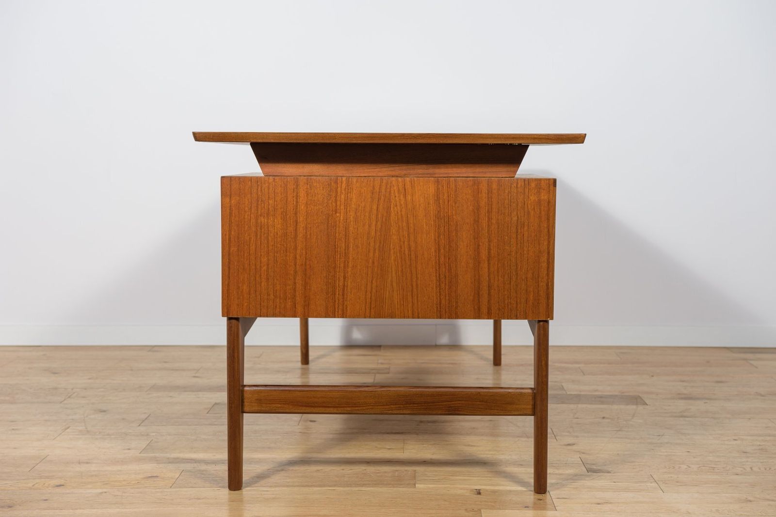 photo for sale Mid Century Freestanding Teak Desk, 1960s