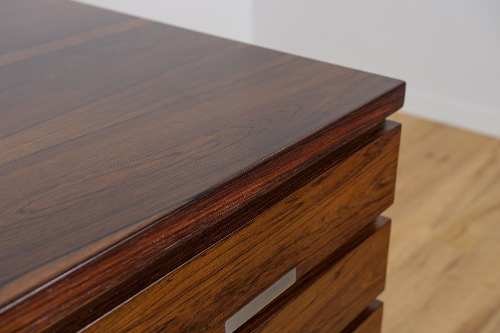 Mid Century Modern Rosewood Desk From Eigil Petersens Møbelfabrik, Denmark, 1970s photo vinterior