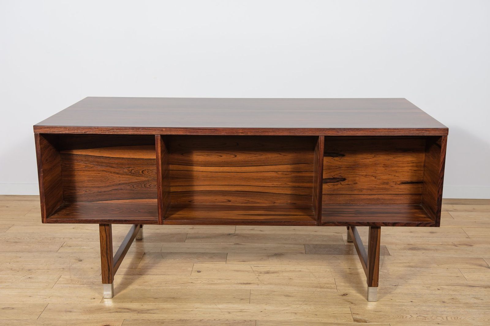 photo furniture Mid Century Modern Rosewood Desk From Eigil Petersens Møbelfabrik, Denmark, 1970s
