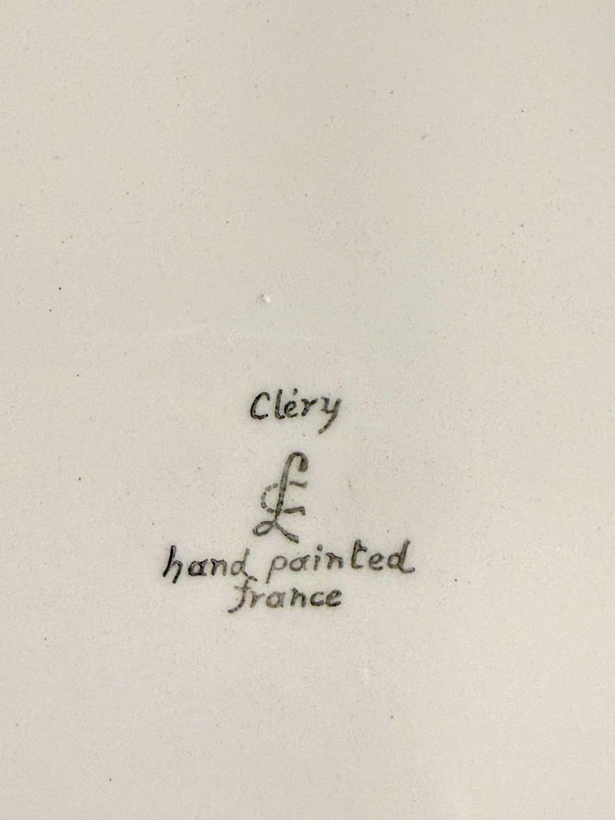 Set Of 12 Moustiers "Cléry" Hand Painted Faience Plates photo 1237.0