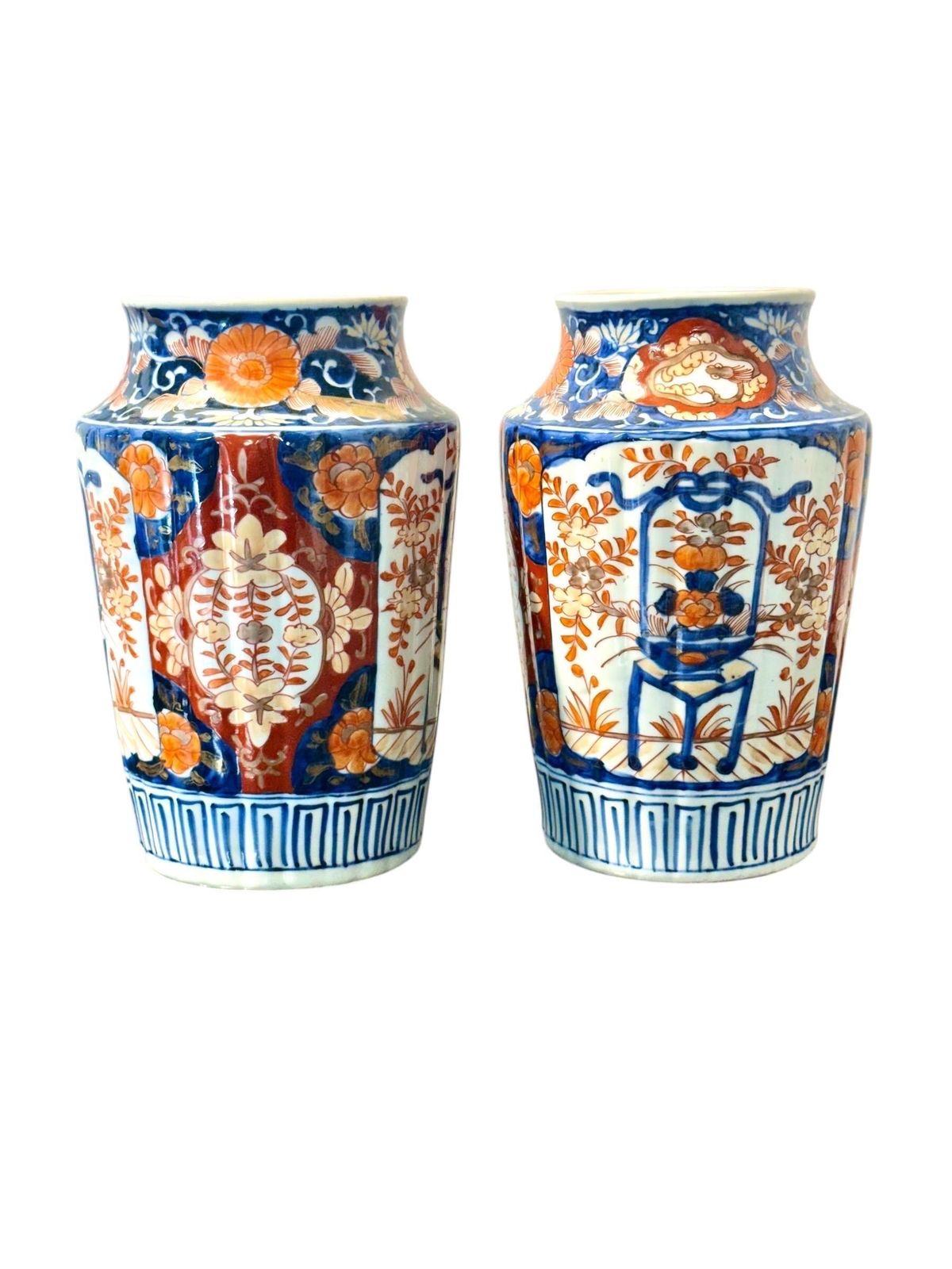 Home Decor Pair Of 19th Century Japanese Imari Porcelain Vases photo