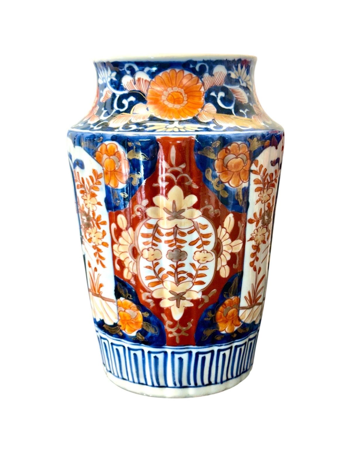 1228.0 Pair Of 19th Century Japanese Imari Porcelain Vases photo