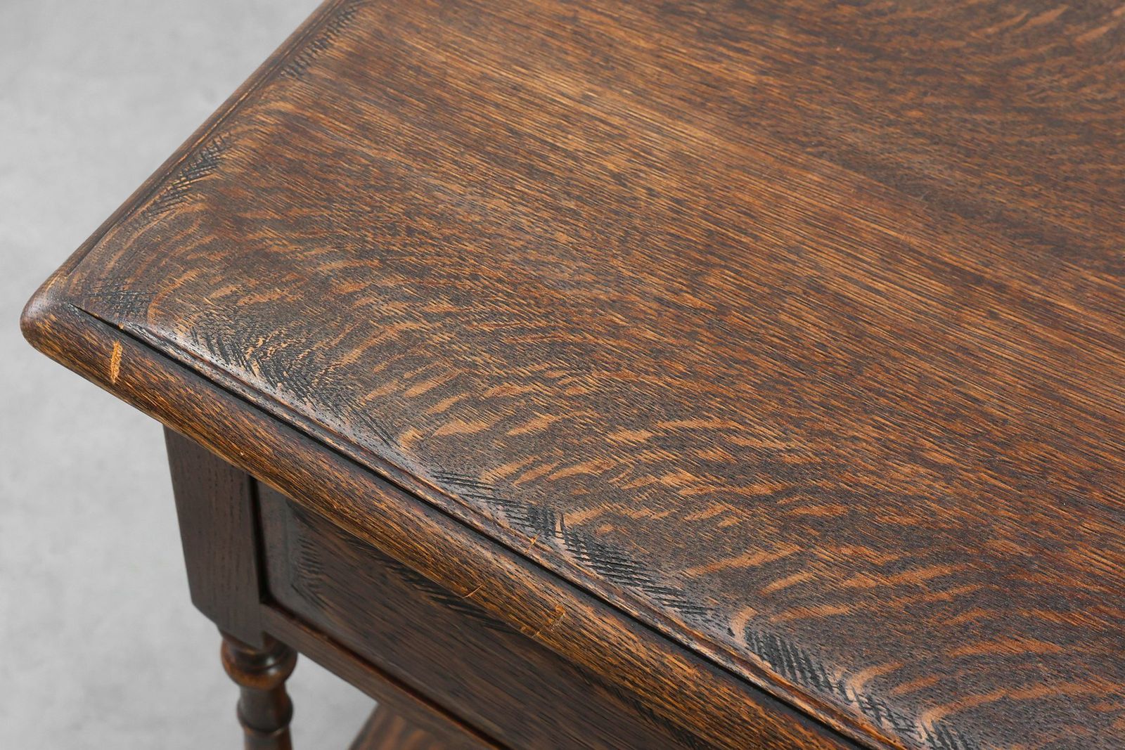 1046.0 Small Rustic Cabinet With Drawer Or Nightstand In Oak, France, 19th Century photo