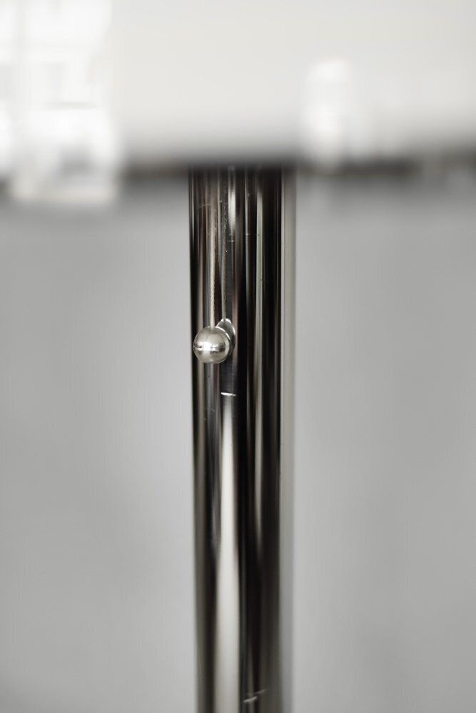 photo for sale Vintage Zweedse chromen vloerlamp met wit acryl van Nybro Armaturfabrik, jaren 1970
