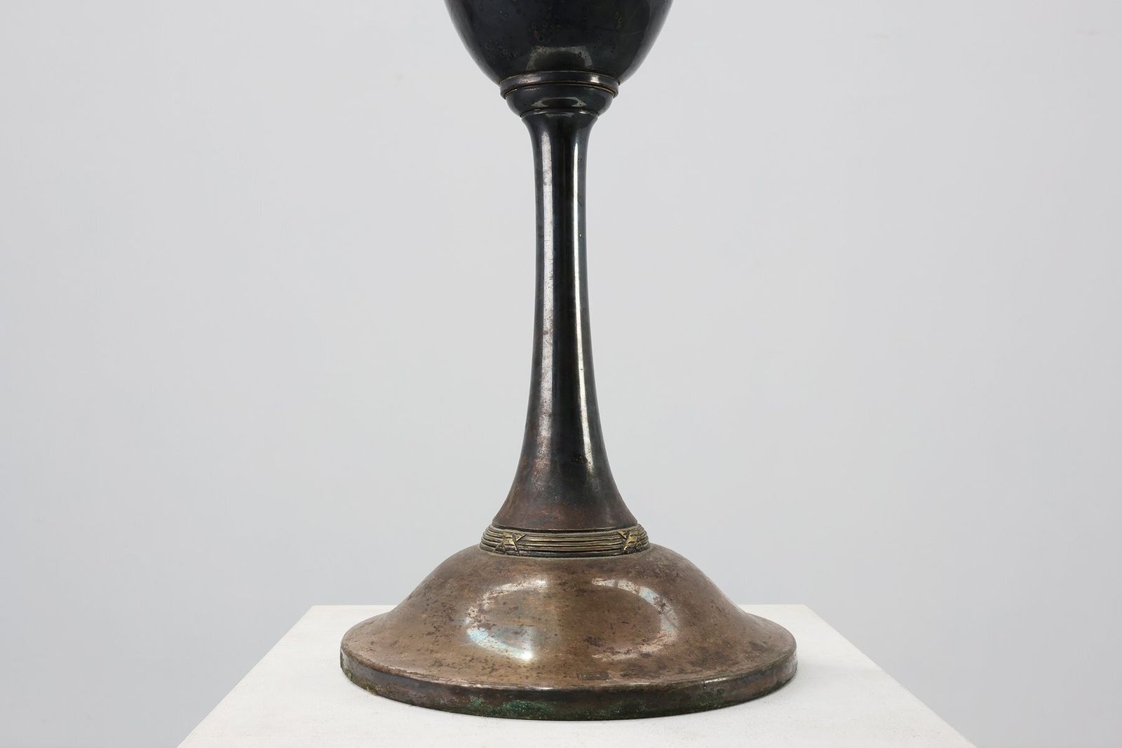 Art Deco Silvered Copper Champagne Bucket, France, 1910s photo vinterior