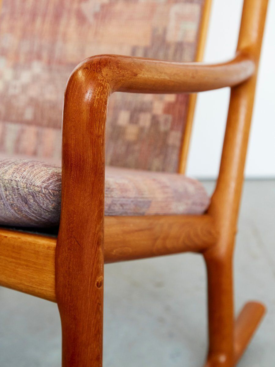 Furniture Rocking Chair By Hans Olsen For Juul Kristensen, 1970s photo