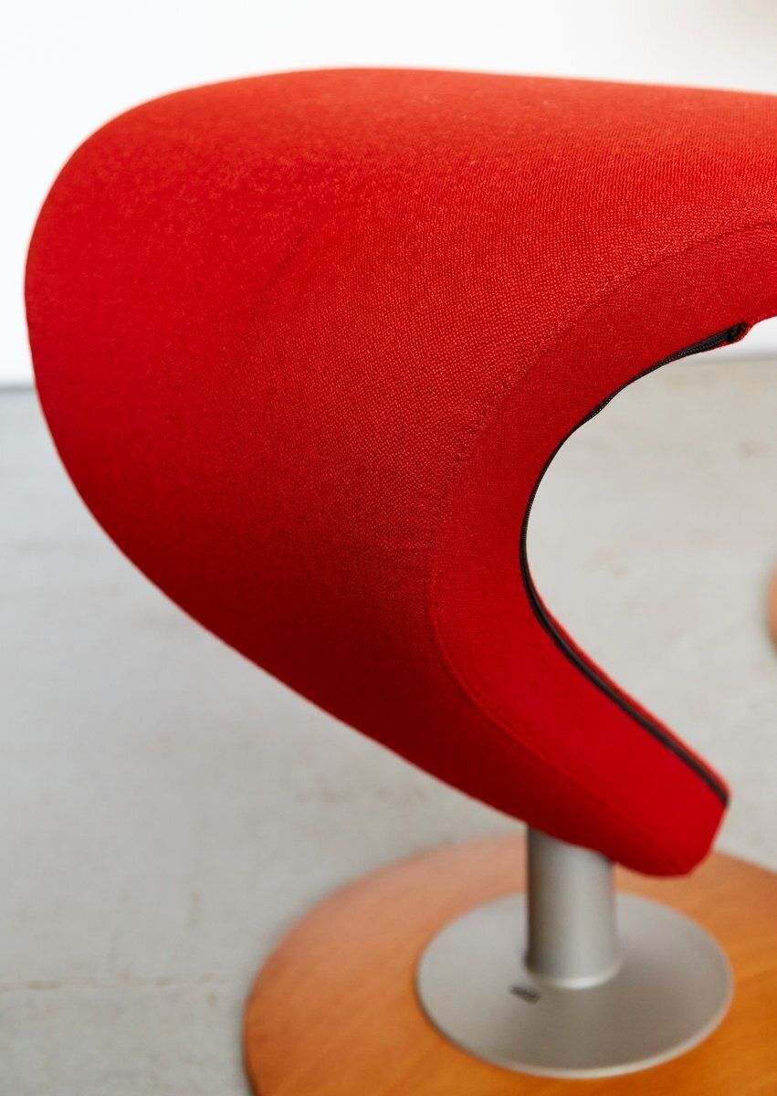 photo vintage Set Of Peel Lounge Chair & Ottoman By Olav Eldøy Asu For Stokke, 2000s