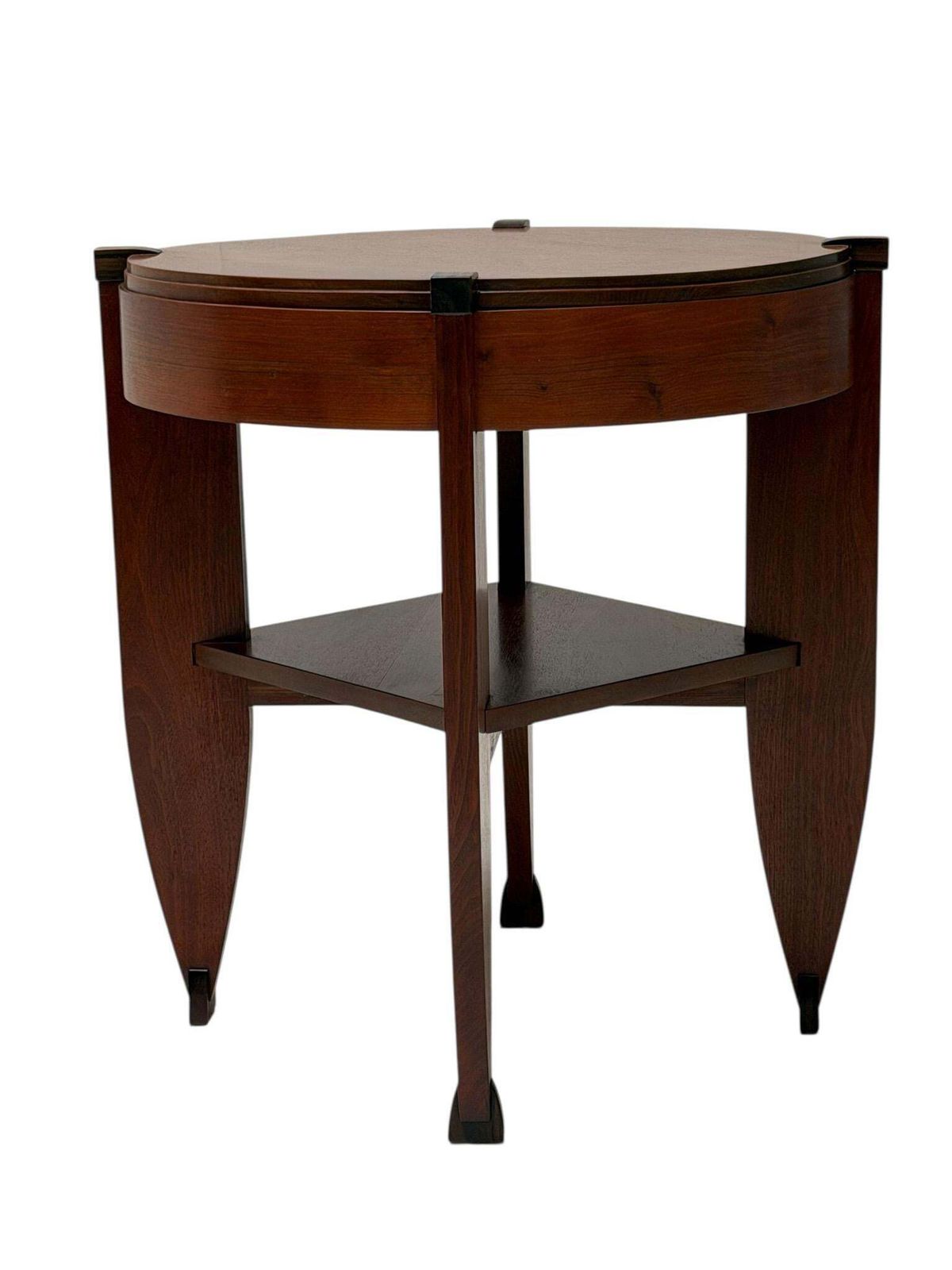 Art Deco Amsterdamse School Coffee Table By J.J. Zijfers Amsterdam, 1920s photo vintage