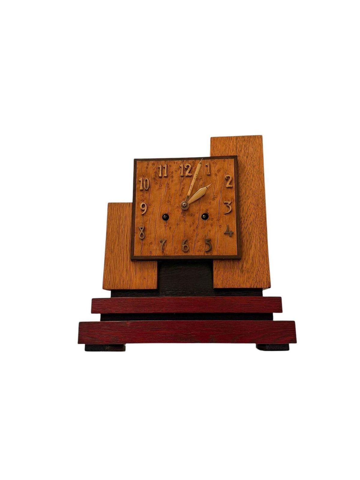 Art Deco Modernist Mantel Clock In The Style Of Hendrik Wouda, 1920s photo 2394.0